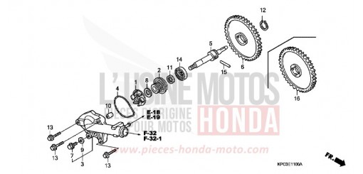 POMPE A EAU XL125V6 de 2006